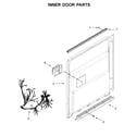 Maytag MDB4949SHZ1 inner door parts diagram