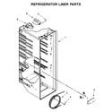 Whirlpool WRS325SDHW04 refrigerator liner parts diagram