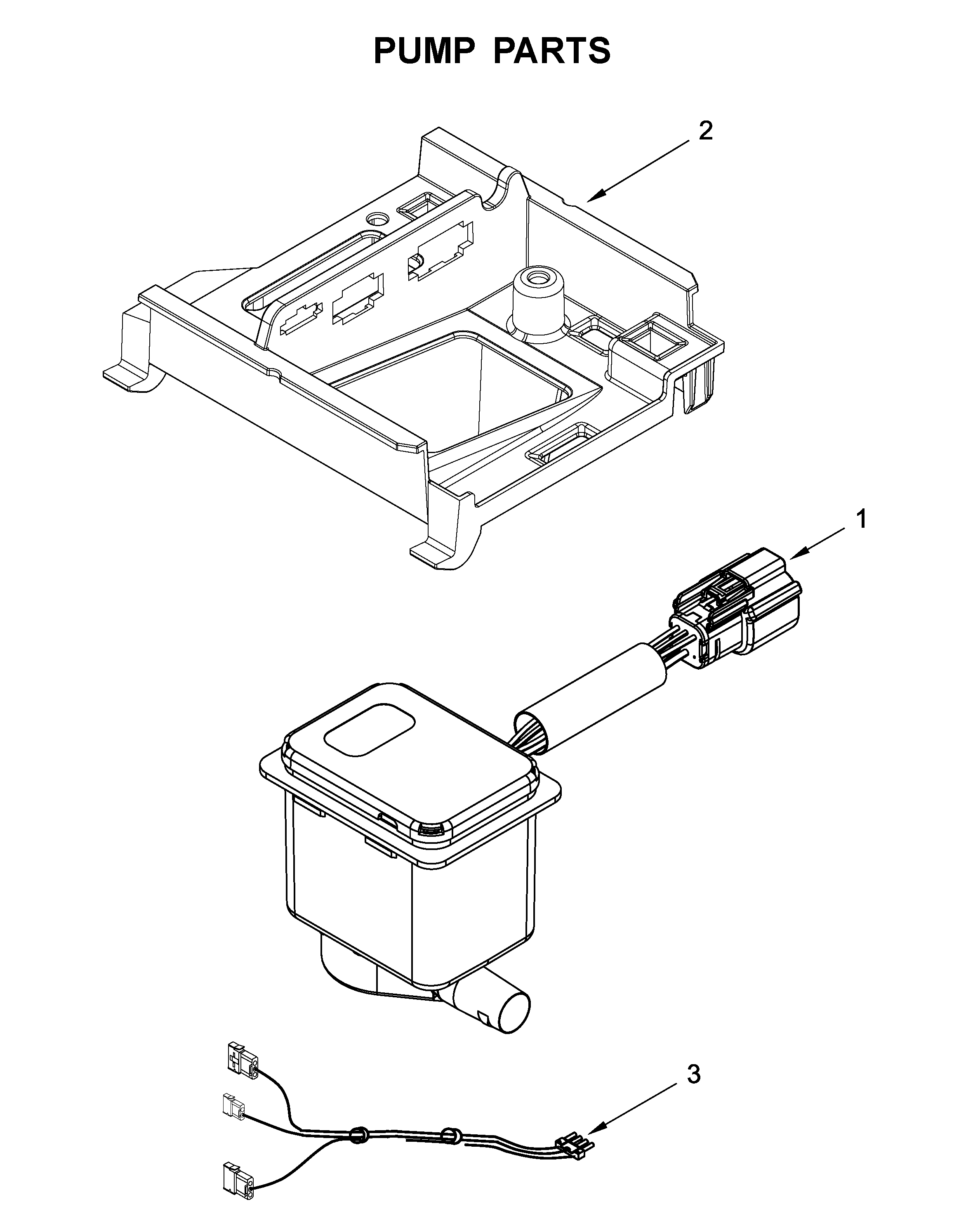 Jenn-Air JUIFN15HX00 pump parts diagram