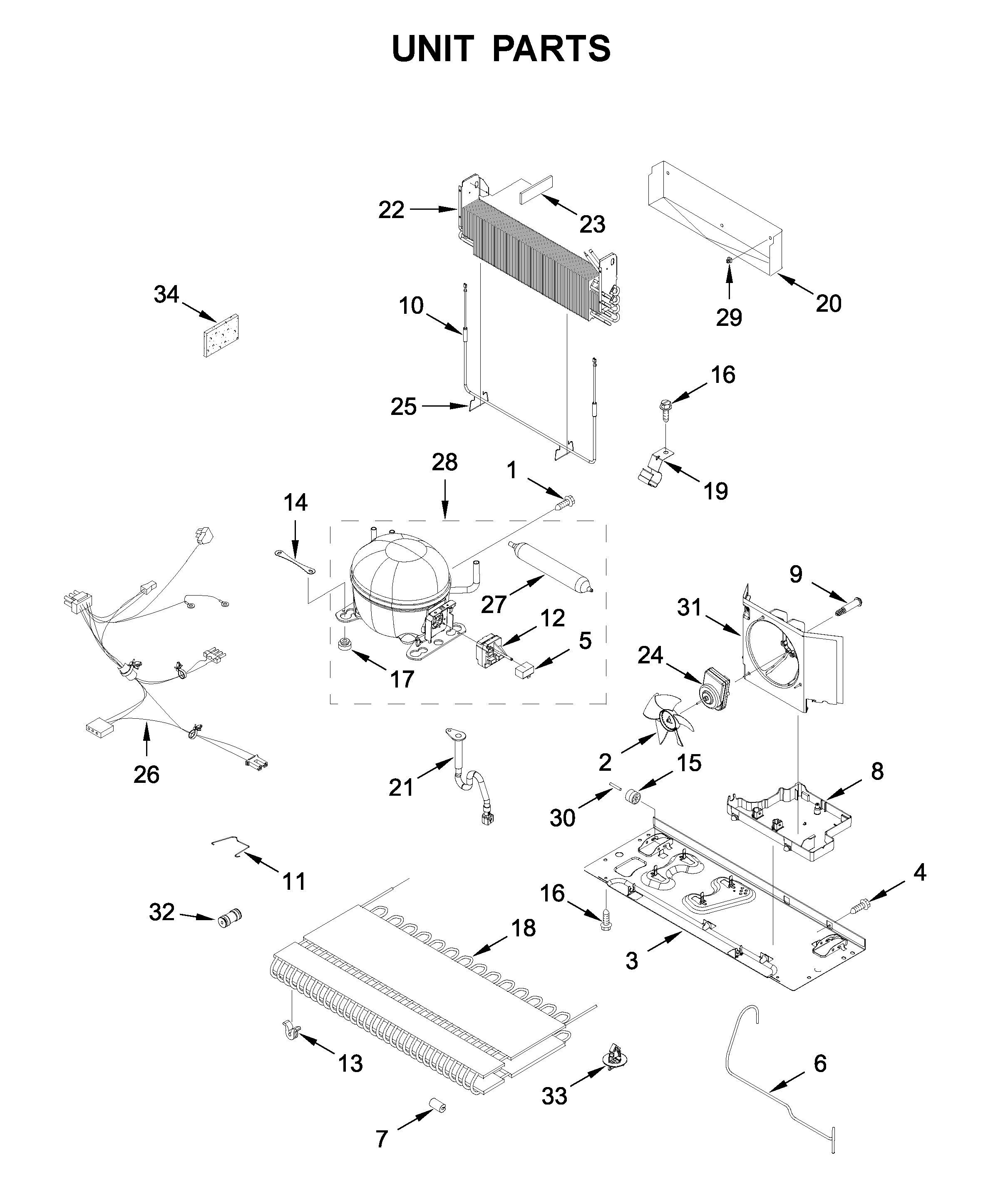 Maytag MFI2570FEZ08 unit parts diagram