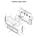 Whirlpool YWFC315S0JS0 control panel parts diagram