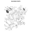 Maytag MED6230RHW0 bulkhead parts diagram