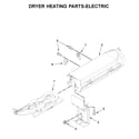 Maytag MED6230RHW0 dryer heating parts-electric diagram