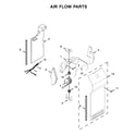 Whirlpool WRS315SDHM04 air flow parts diagram