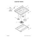 Maytag MER8700DE1 cooktop parts diagram