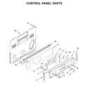 Maytag MER8700DE1 control panel parts diagram