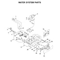 Whirlpool WFW5620HW2 water system parts diagram