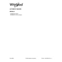Whirlpool WFW6620HC2 cover sheet diagram