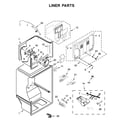 Whirlpool WRT318FZDW06 liner parts diagram