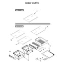 Whirlpool WRT318FZDW06 shelf parts diagram