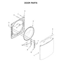Maytag 8TMHW6630HW0 door parts diagram