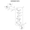 Maytag 8TMHW6630HW0 dispenser parts diagram