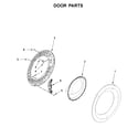Amana NFW5800HW0 door parts diagram