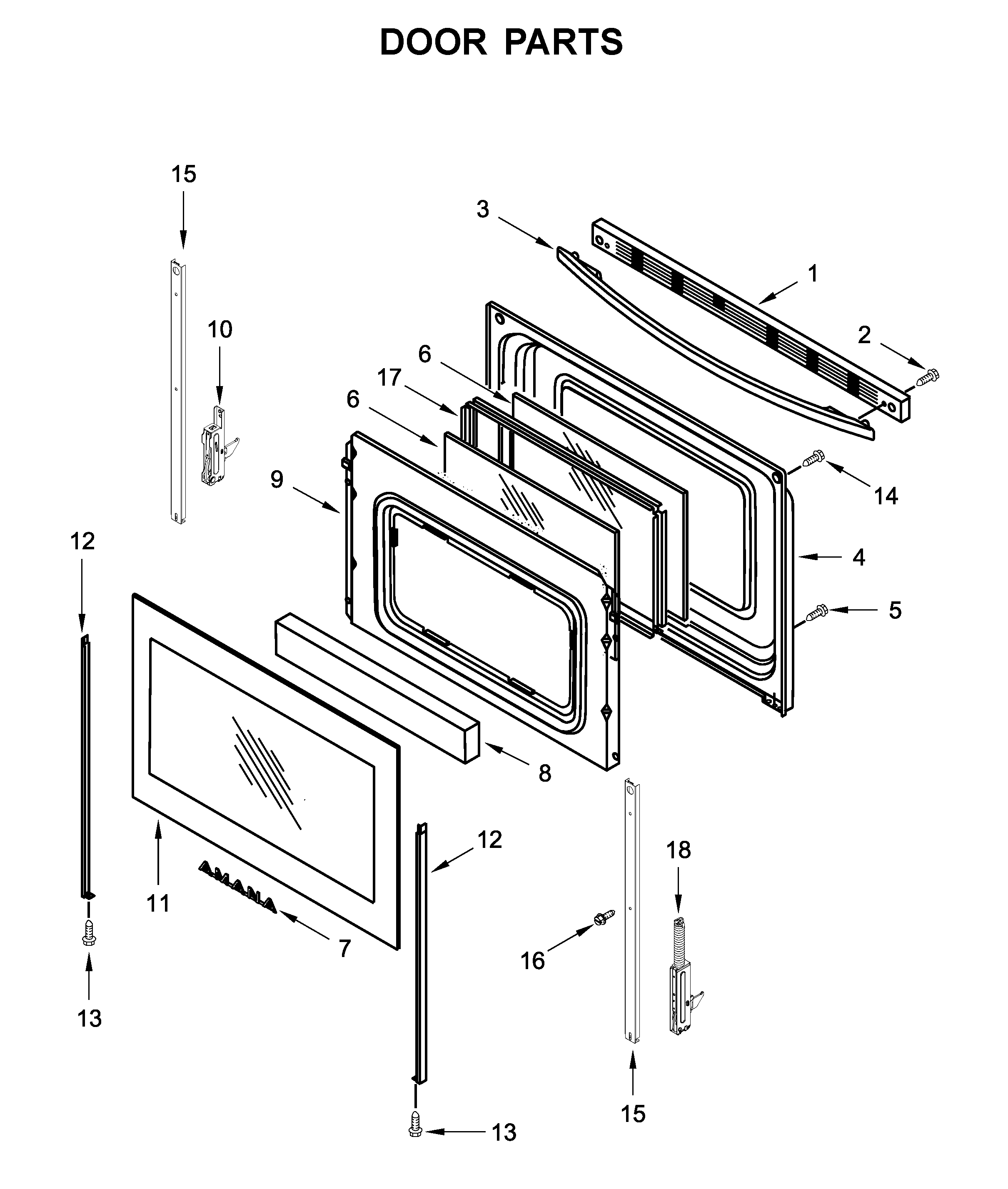 Amana AGR6603SFS3 door parts diagram