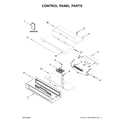 KitchenAid KODE500EWH05 control panel parts diagram