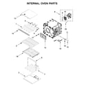 KitchenAid KODE500EWH05 internal oven parts diagram