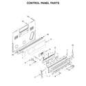KitchenAid KFEG504KPS0 control panel parts diagram