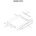 KitchenAid KFEG504KPS0 drawer parts diagram