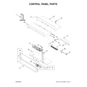 Maytag MEW9530FZ04 control panel parts diagram