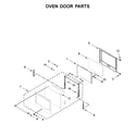 Maytag MEW9530FZ04 oven door parts diagram