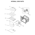 Maytag MEW9530FZ04 internal oven parts diagram