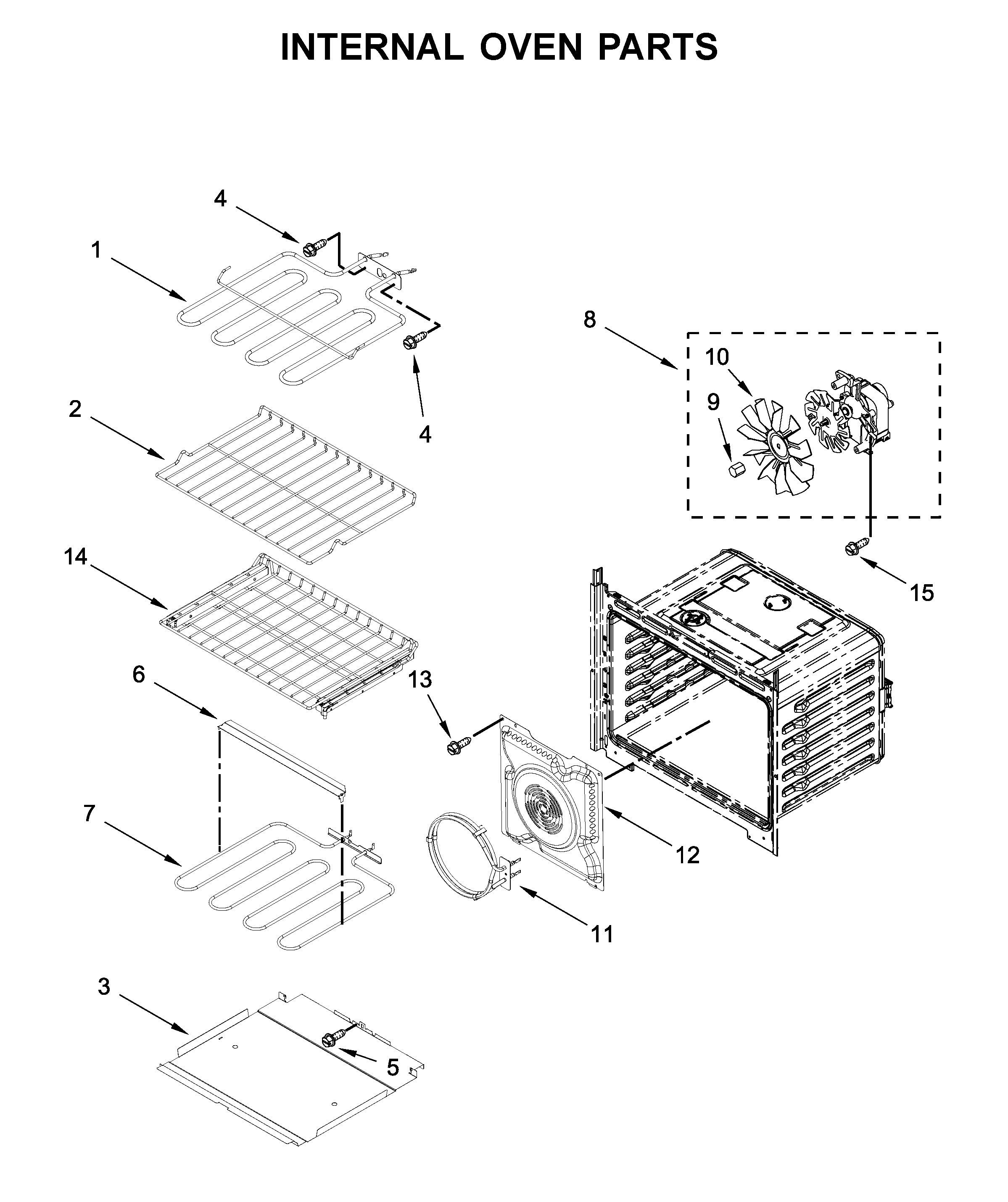 Maytag MEW9630FZ04 internal oven parts diagram