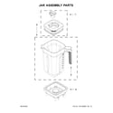 KitchenAid KSB4027VB0 jar assembly parts diagram