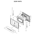 Whirlpool WFG525S0JZ1 door parts diagram