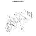 KitchenAid KOSE507EBS05 oven door parts diagram