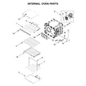 KitchenAid KOSE507EBS05 internal oven parts diagram
