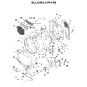 Maytag MED6230RHW1 bulkhead parts diagram