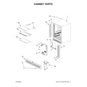 Jenn-Air JUGFR242HX01 cabinet parts diagram