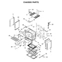 Whirlpool WFG525S0JS1 chassis parts diagram