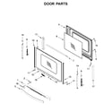 Whirlpool WFG775H0HW1 door parts diagram