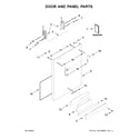 KitchenAid KDTE204KBL0 door and panel parts diagram