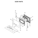 Whirlpool WFG525S0JW1 door parts diagram