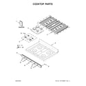 Whirlpool WFG535S0JS1 cooktop parts diagram