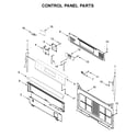 Whirlpool WFG535S0JS1 control panel parts diagram
