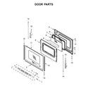 Whirlpool WFG535S0JS1 door parts diagram