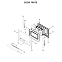 Whirlpool WFG525S0JT1 door parts diagram