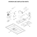 Whirlpool WMT50011KS0 interior and ventilation parts diagram
