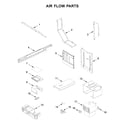 Whirlpool WMT50011KS0 air flow parts diagram