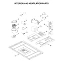Whirlpool WMT55511KS0 interior and ventilation parts diagram