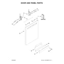 Maytag MDB7959SKZ0 door and panel parts diagram