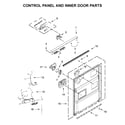 Maytag MDB7959SKZ0 control panel and inner door parts diagram
