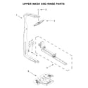 Maytag MDB7959SKZ0 upper wash and rinse parts diagram