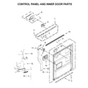 KitchenAid KDTM604KBS0 control panel and inner door parts diagram