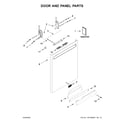 Maytag MDB4949SKZ0 door and panel parts diagram
