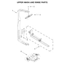 Maytag MDB4949SKZ0 upper wash and rinse parts diagram