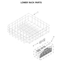 Maytag MDB4949SKZ0 lower rack parts diagram